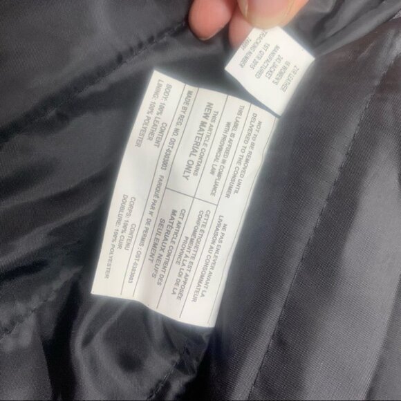 ❤️ NWT Z-1R 243 Leather Moto Jacket Black Zip Out Liner Motorcycle - Picture 8 of 16